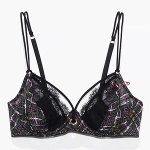 Savage X Fenty A Little Tart Unlined Bra That's Hella Plaid